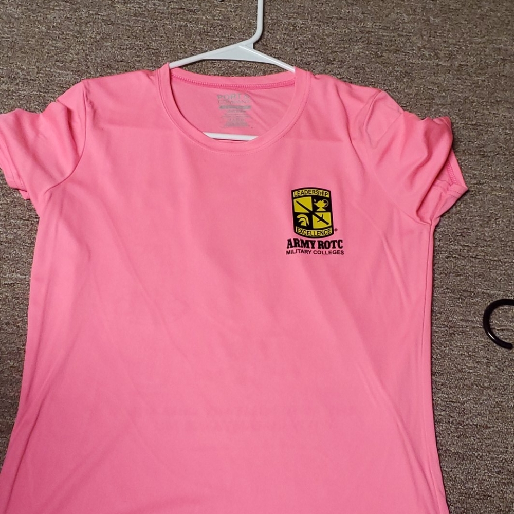 Neon Pink Army ROTC shirt